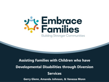 Assisting Families With Children Who Have Developmental .