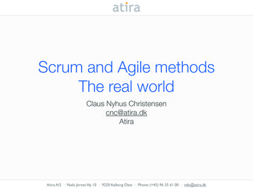 Scrum And Agile Methods The Real World