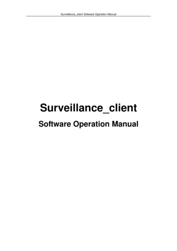 Software Operation Manual - Advanced Technology Video