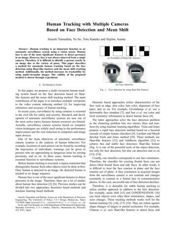 Human Tracking With Multiple Cameras Based On Face .
