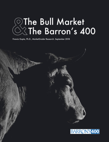 The Bull Market & The Barron's 400