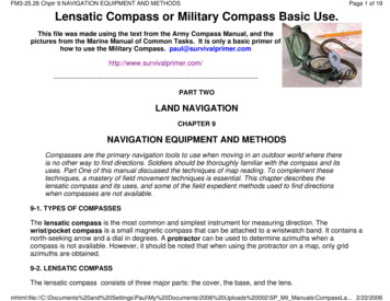 Basic Military Compass - Survival Primer