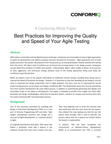 Best Practices For Improving The Quality And Speed Of Your .