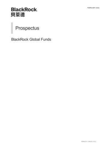 BlackRock Global Funds Prospectus