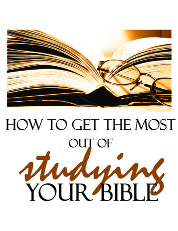 Bible Study Methods - WordPress 