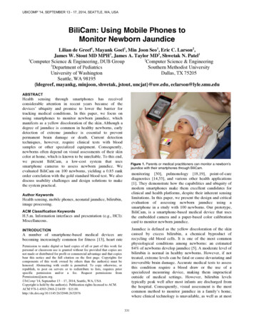 BiliCam: Using Mobile Phones To Monitor Newborn Jaundice