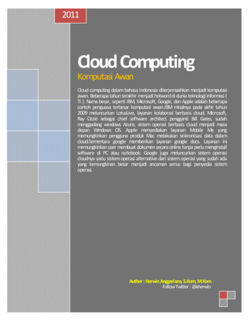 Cloud Computing - WordPress 