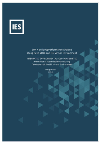 BIM Building Performance Analysis Using Revit 2014 And .