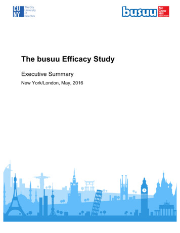 The Busuu Efficacy Study
