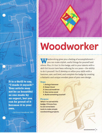 A A Woodworker - Newark Girl Scouts