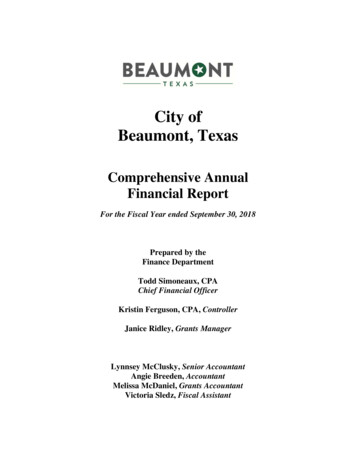 City Of Beaumont, Texas