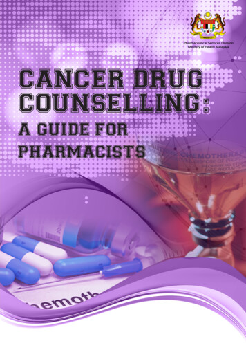 Cancer Drug Counselling Guide - Pharmacy