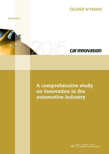 A Comprehensive Study On Innovation In The 