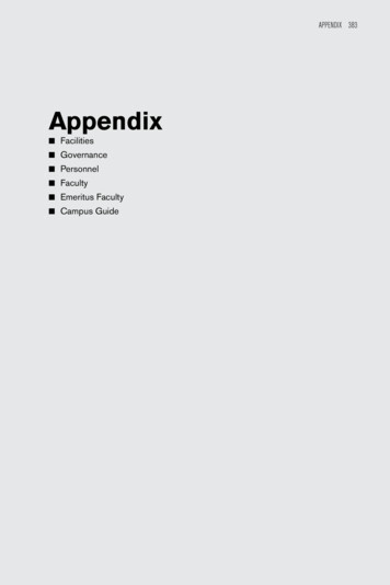 Appendix - A University In Missouri, College In Missouri
