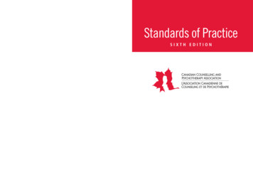 Standards Of Practice - Ccpa-accp.ca