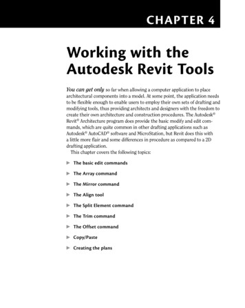 Wor King With The Autodesk Revit Tools
