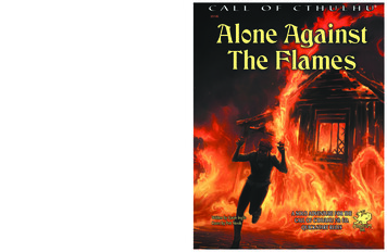 Alone Against The Flames - Chaosium Inc.