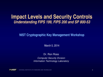 Impact Levels And Security Controls - NIST