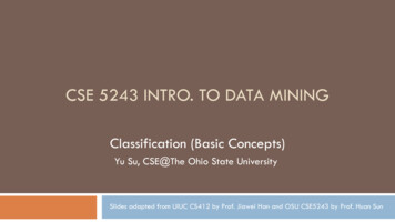 CSE 5243 INTRO. TO DATA MINING - GitHub Pages