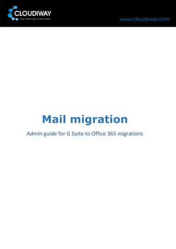 Mail Migration: G Suite To Office 365 - Cloudiway