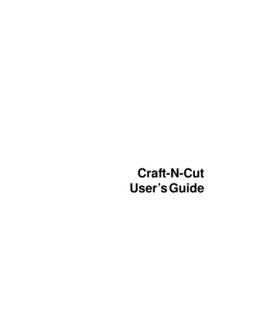 Craft-N-Cut Users’ Guide - Quilters Select