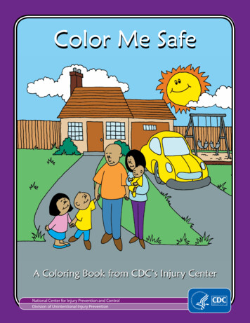 Color Me Safe Coloring Book - Centers For Disease Control .