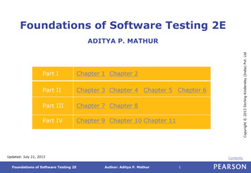 Foundations Of Software Testing 2E