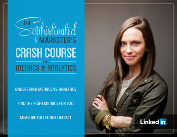 Crash Course Metrics Analytics - LinkedIn