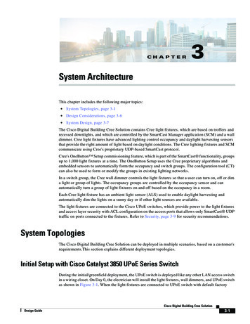 Chapter 3 - System Architecture - Cisco