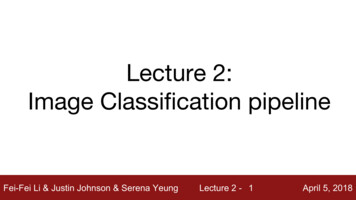 Image Classification Pipeline Lecture 2 - Cs231n.stanford.edu