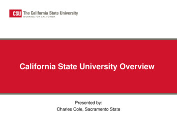 California State University Overview