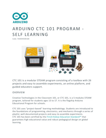 ARDUINO CTC 101 PROGRAM - SELF LEARNING