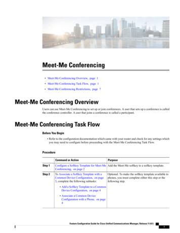 Meet-Me Conferencing