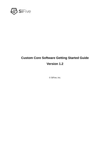 Custom Core Software Development Getting Started Guide