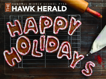 THE HAWK HERALD - Randall Middle PTSA