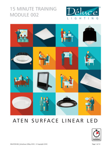 ATEN SURFACE LINEAR LED - Fusion Luminaires