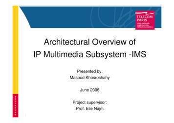 Architectural Overview Of IP Multimedia Subsystem -IMS