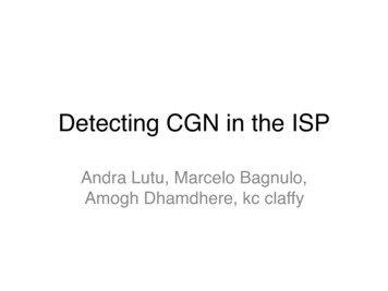 Detecting CGN In The ISP - CAIDA