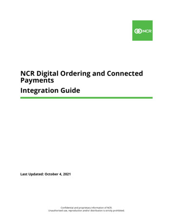 Digital Ordering With Connected Payments Integration Guide - HKS1536