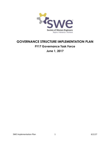 Governance Structure Implementation Plan