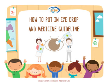 How To Put In Eye Drop And Medicine Guideline