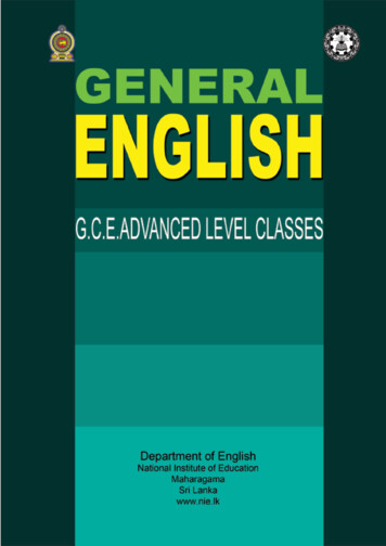 General English - Nie.lk