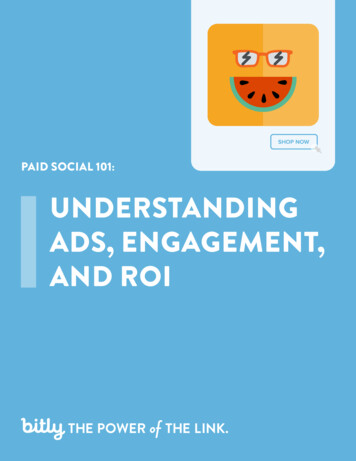PAID SOCIAL 101: UNDERSTANDING ADS, ENGAGEMENT, 