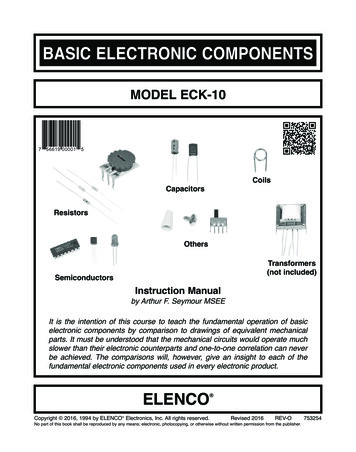 BASIC ELECTRONIC COMPONENTS - Elenco