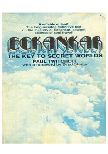 Eckankar-The Key To Secret Worlds - VieleWelten.at