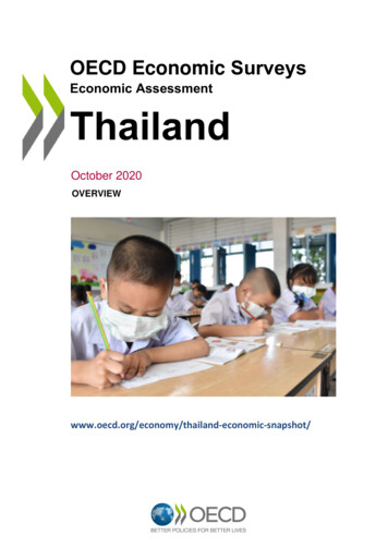 Economic Assessment Thailand - OECD