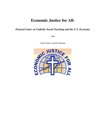 Economic Justice For All - USCCB