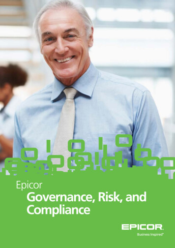 Epicor Governance, Risk, And Compliance - Epaccsys 