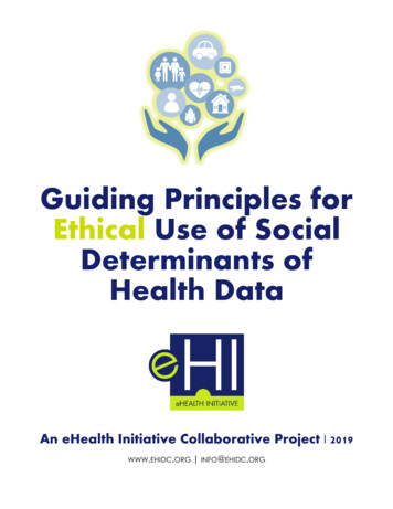 Ethical Use Of Social Determinants Of Health Data PDF