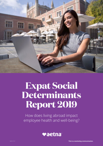 Expat Social Determinants Report 2019 - Aetna International